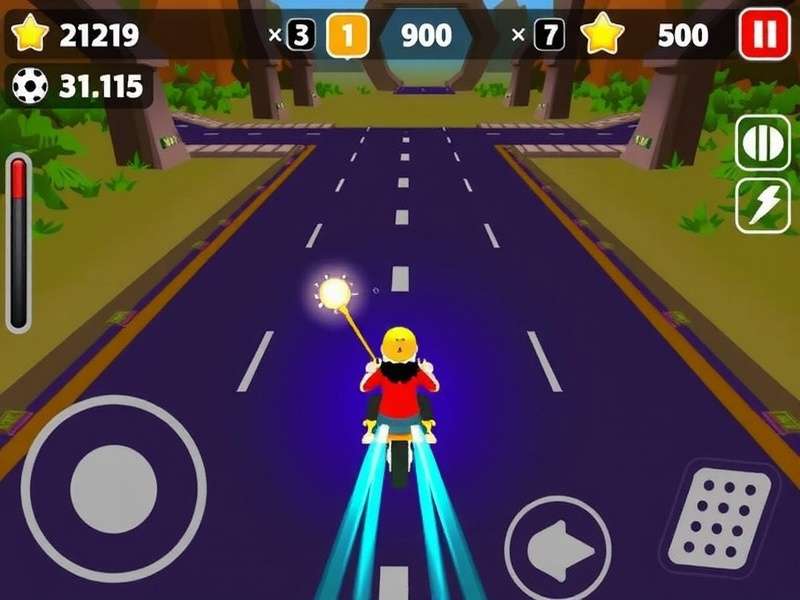 Holi Bolt Rider Gameplay Screenshot